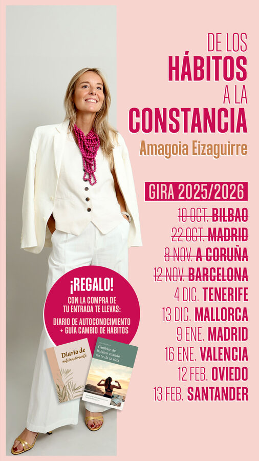 Cartel de la gira De los hábitos a la constancia, temporada 2025/2026
